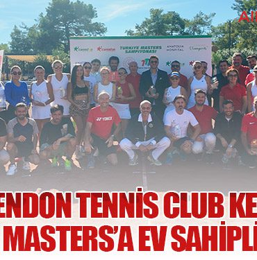 Corendon Tennis Club Kemer, Türkiye Masters’a Ev Sahipliği Yaptı