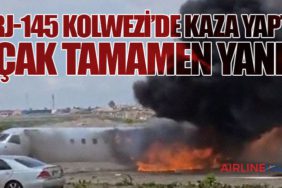 ERJ-145 Kolwezi’de Kaza Yaptı: Uçak Tamamen Yandı