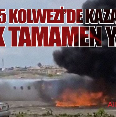 ERJ-145 Kolwezi’de Kaza Yaptı: Uçak Tamamen Yandı