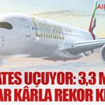 Emirates Uçuyor: 3,3 Milyar Dolar Kârla Rekor Kırdı!