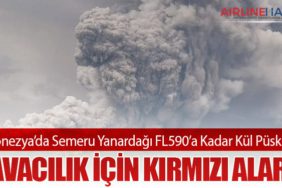 Endonezya’da Semeru Yanardağı FL590’a Kadar Kül Püskürttü: Havacılık İçin Kırmızı Alarm