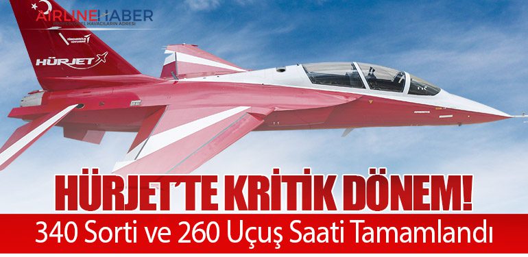 HÜRJET’te Kritik Dönem! 340 Sorti ve 260 Uçuş Saati Tamamlandı