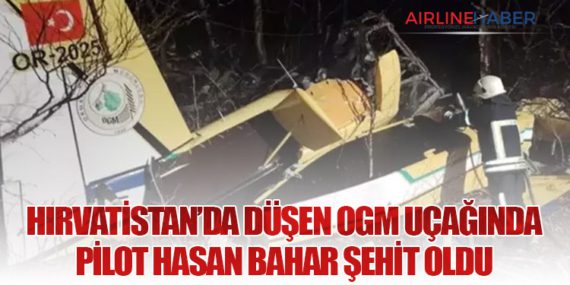 Hırvatistan’da Düşen OGM Uçağında Pilot Hasan Bahar Şehit Oldu