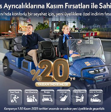 İGA Pass’ten Kasım Ayına Özel Kampanya: Yıllık Paketlerde %20’ye Varan İndirim Fırsatı