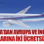Japonya’dan Avrupa ve İngiltere Yolcularına İki Ücretsiz Uçuş