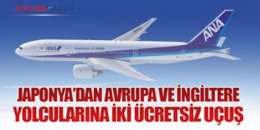 Japonya’dan Avrupa ve İngiltere Yolcularına İki Ücretsiz Uçuş