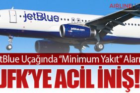 JetBlue Uçağında “Minimum Yakıt” Alarmı: JFK’ye Acil İniş!
