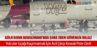 Köln Bonn Havalimanı’nda Şoke Eden Güvenlik İhlali: Yolcular Uçağı Kaçırmamak İçin Acil Çıkışı Kırarak Piste Girdi