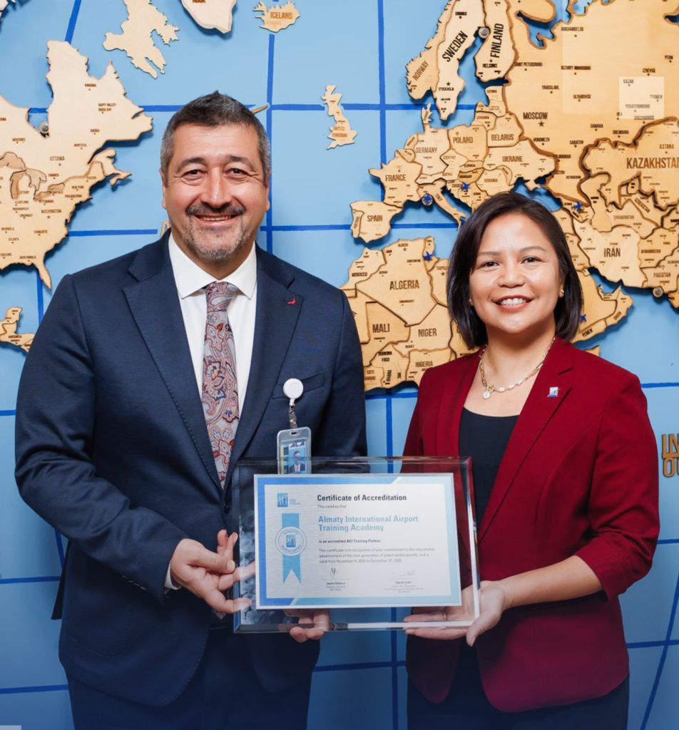 Orta Asya’nın İlk ACI Yetkili Eğitim Merkezi Almatı Havalimanı’nda Açıldı 5 Haberler Almatı Son Dakika Havacılık Haberleri | Türk Hava Yolları, Pegasus, Sunexpress, Corendon, Havacılık, Havayolları, Havalimanları, Havaalanları, THY, Hostes, Pilot, Uçak, Kabin memuru, SHGM, DHMİ Orta Asyanin Ilk ACI Yetkili Egitim Merkezi Almati Havalimaninda Acildi2