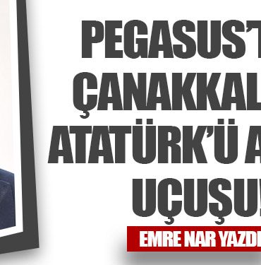 Pegasus’tan Çanakkale’ye Atatürk’ü Anma Uçuşu!