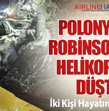 Polonya’da Robinson R44 Helikopteri Düştü: İki Kişi Hayatını Kaybetti