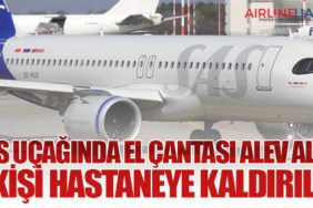 SAS Uçağında El Çantası Alev Aldı: 8 Kişi Hastaneye Kaldırıldı