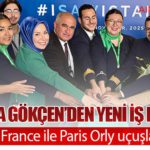 Sabiha Gökçen’den yeni iş birliği: Transavia France ile Paris Orly uçuşları başladı