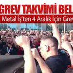 TEC’te Grev Takvimi Belli Oldu: Birleşik Metal İş’ten 4 Aralık İçin Grev Kararı