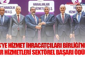 TGS’ye Hizmet İhracatçıları Birliği’nden “Yer Hizmetleri Sektörel Başarı Ödülü”