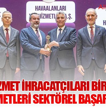 TGS’ye Hizmet İhracatçıları Birliği’nden “Yer Hizmetleri Sektörel Başarı Ödülü”