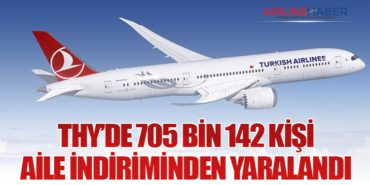 THY’de 705 Bin 142 Kişi Aile İndiriminden Yaralandı