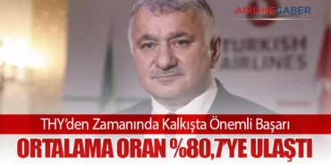 THY’den Zamanında Kalkışta Önemli Başarı: Ortalama Oran %80,7’ye Ulaştı