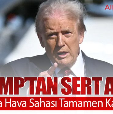 Trump’tan Sert Adım: “Venezuela Hava Sahası Tamamen Kapatılacak”