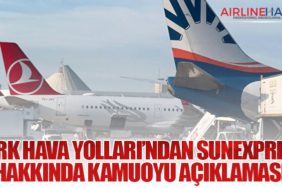 Türk Hava Yolları’ndan SunExpress Hakkında Kamuoyu Açıklaması
