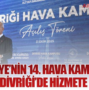 Türkiye’nin 14. Hava Kampüsü Sivas Divriği’de Hizmete Girdi 1 Haberler Türkiye’nin 14. Hava Kampüsü Sivas Divriği’de Hizmete Girdi