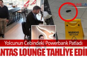 Yolcunun Cebindeki Powerbank Patladı, Qantas Lounge Tahliye Edildi