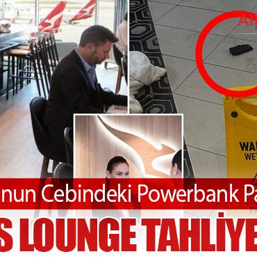 Yolcunun Cebindeki Powerbank Patladı, Qantas Lounge Tahliye Edildi