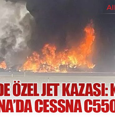 ABD’de Özel Jet Kazası: Kuzey Carolina’da Cessna C550 Düştü