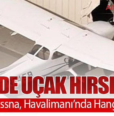 ABD’de Uçak Hırsızlığı: Çalınan Cessna, Havalimanı’nda Hangara Çarptı