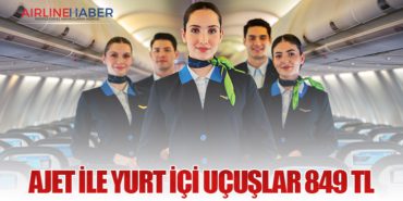 AJet ile yurt içi uçuşlar 849 TL