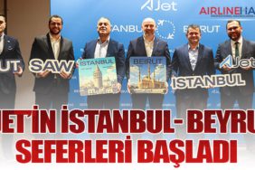 AJet’in İstanbul-Beyrut Seferleri başladı