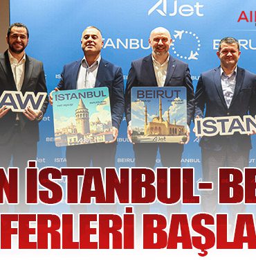 AJet’in İstanbul-Beyrut Seferleri başladı