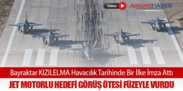 Bayraktar KIZILELMA Havacılık Tarihinde Bir İlke İmza Attı: Jet Motorlu Hedefi Görüş Ötesi Füzeyle Vurdu