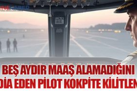 Beş Aydır Maaş Alamadığını İddia Eden Pilot Kokpite Kilitlendi