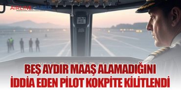 Beş Aydır Maaş Alamadığını İddia Eden Pilot Kokpite Kilitlendi