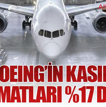 Boeing’in Kasım Teslimatları %17 Düştü