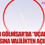 Burdur Gölhisar’da “Uçak Düştü” İddiasına Valilikten Açıklama