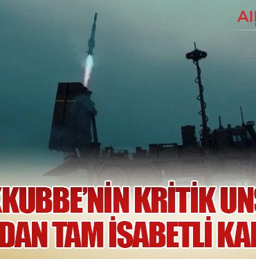 ÇELİKKUBBE’nin Kritik Unsuru HİSAR-A’dan Tam İsabetli Kabul Atışı