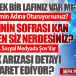 Söyleyecek bir lafınız var mı? Bu Masaya Kimin Adına Oturuyorsunuz?