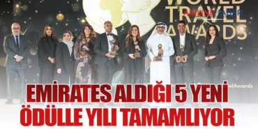 Emirates aldığı 5 yeni ödülle yılı tamamlıyor