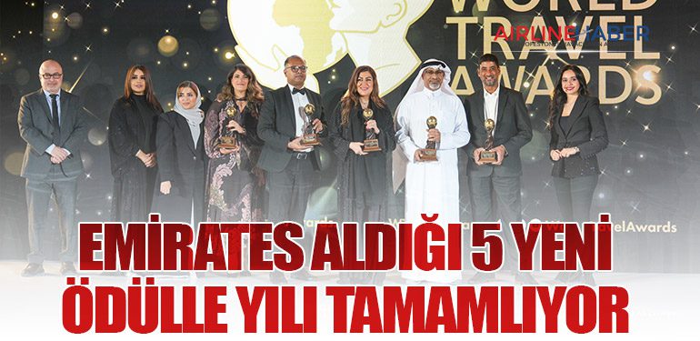 Emirates aldığı 5 yeni ödülle yılı tamamlıyor