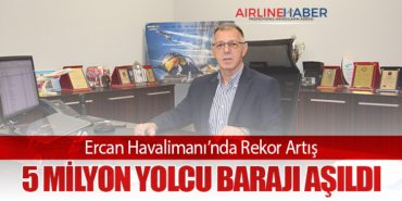 Ercan Havalimanı’nda Rekor Artış: 5 Milyon Yolcu Barajı Aşıldı