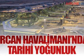 Ercan Havalimanı’nda Tarihi Yoğunluk