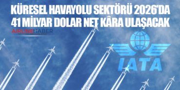 IATA: Küresel Havayolu Sektörü 2026’da 41 Milyar Dolar Net Kâra Ulaşacak