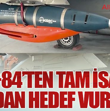 KGK-84’ten Tam İsabet: F-16’dan Hedef Vuruldu