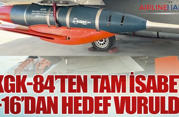 KGK-84’ten Tam İsabet: F-16’dan Hedef Vuruldu