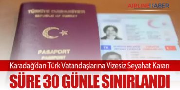 Karadağ’dan Türk Vatandaşlarına Vizesiz Seyahat Kararı: Süre 30 Günle Sınırlandı
