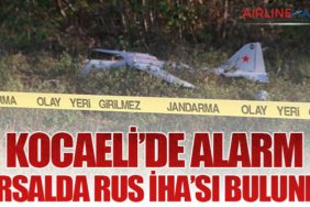 Kocaeli’de alarm: Kırsalda Rus İHA’sı bulundu