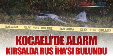 Kocaeli’de alarm: Kırsalda Rus İHA’sı bulundu