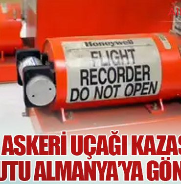 Libya Askeri Uçağı Kazasında Kara Kutu Almanya’ya Gönderildi